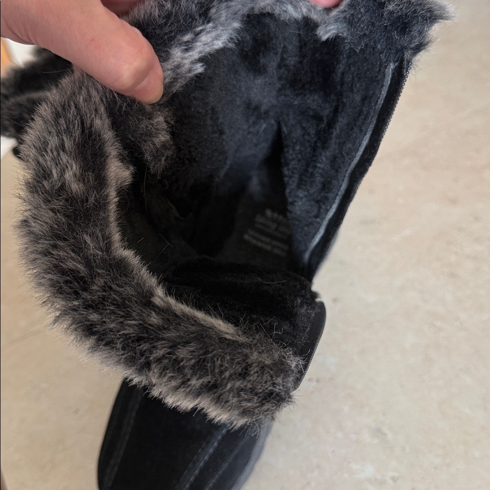 Spring Step suede fur booties - Picture 7 of 8